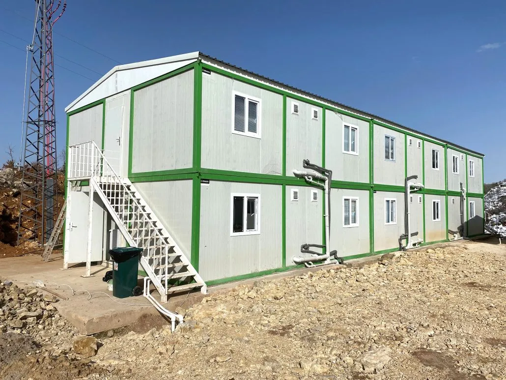 konya prefabrik yol şantiyesi