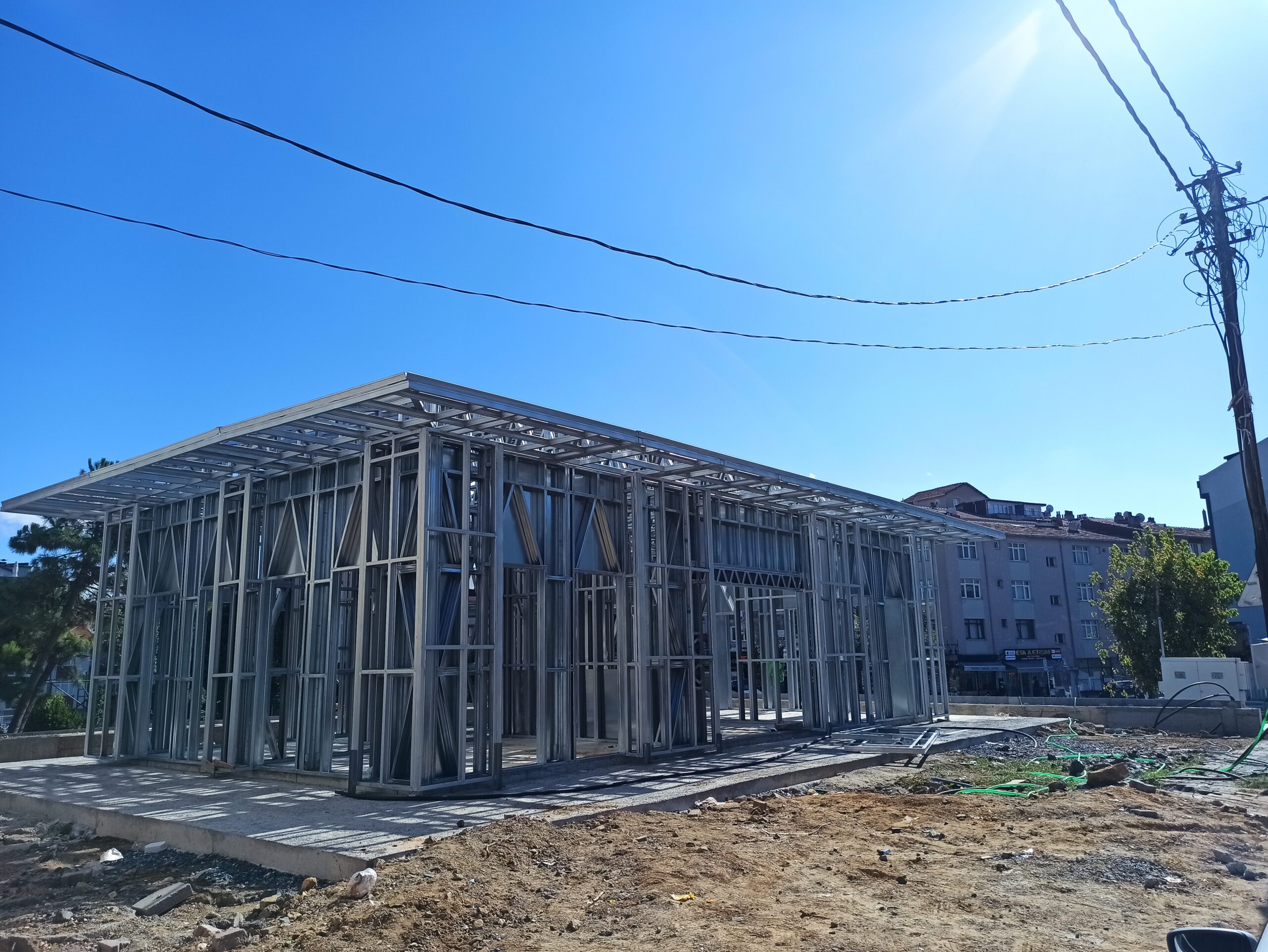 Hafif Çelik Muhtarlık Binası - Ümraniye pramo prefabrik