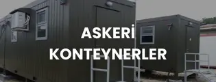 Savunma ve güvenlik projeleri için tasarlanan askeri konteyner çözümleri – dayanıklı, taşınabilir ve modüler yapı sistemleri.