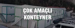 Ofis, yatakhane, yemekhane veya depo olarak kullanılabilen çok amaçlı konteyner çözümleri.