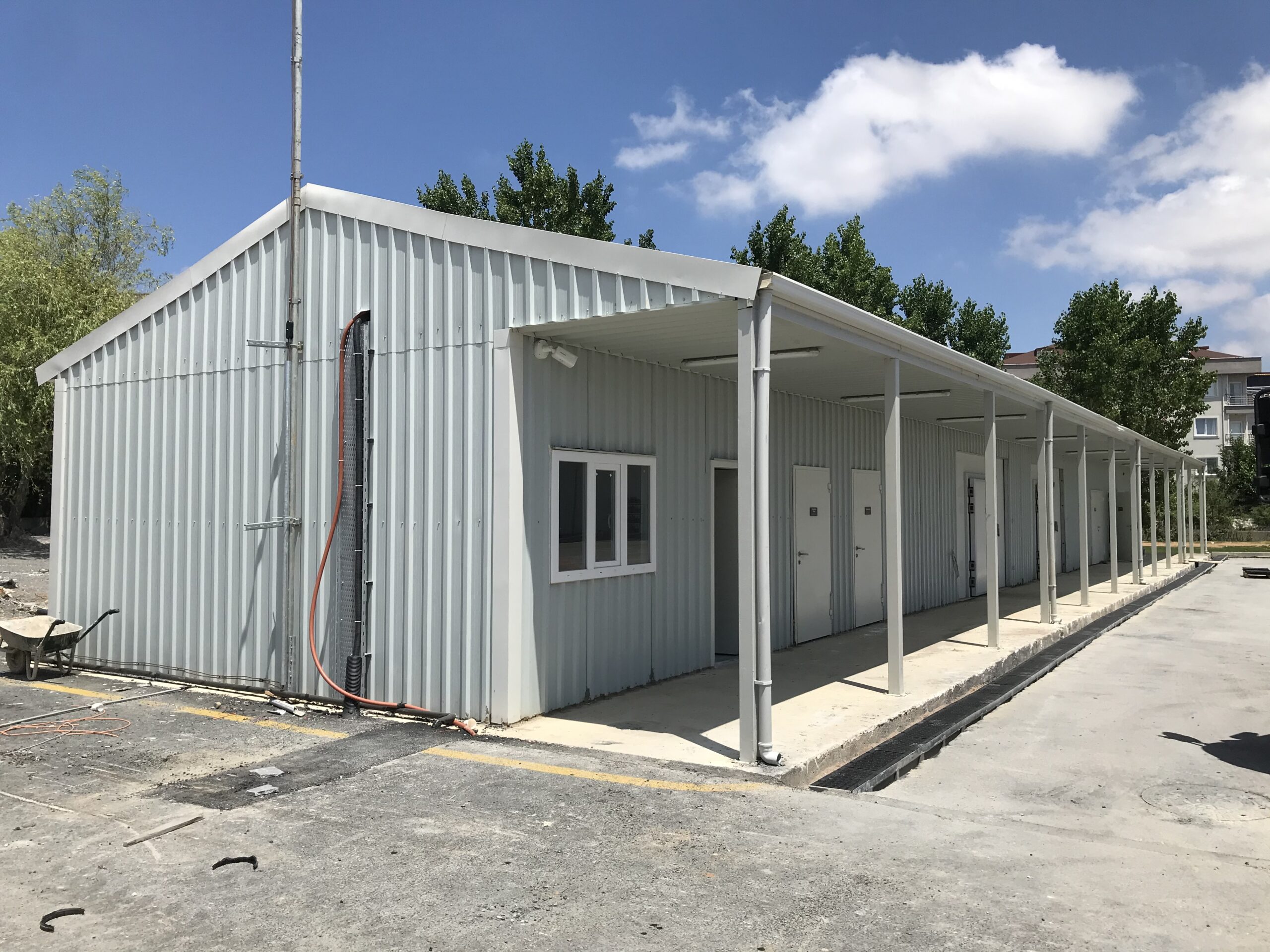 pramo prefabrik Sancaktepe Pandemi Hastanesi Hizmet Binaları9