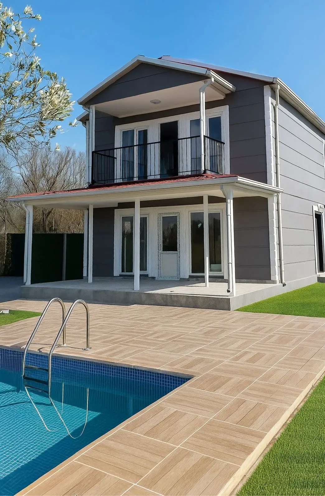 Tekirdağ 80 m2 Çift Katlı Prefabrik Ev