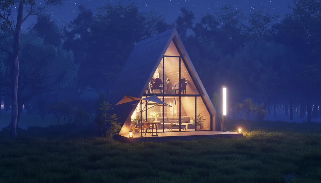 Akıllı depolama üniteleri ve tam donanımlı mutfağı olan işlevsel tiny house.