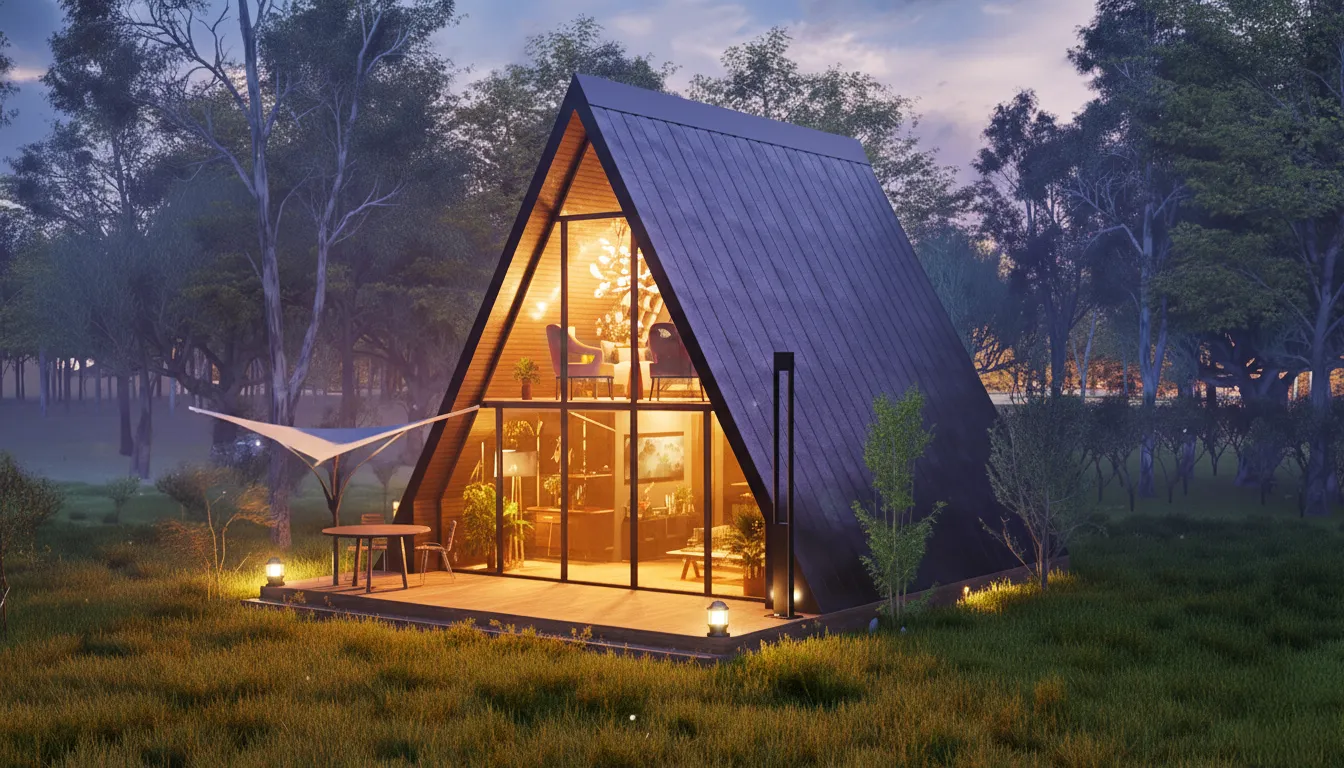 Mobil yaşam tarzını mümkün kılan, seyahat özgürlüğü sunan tiny house konsepti.