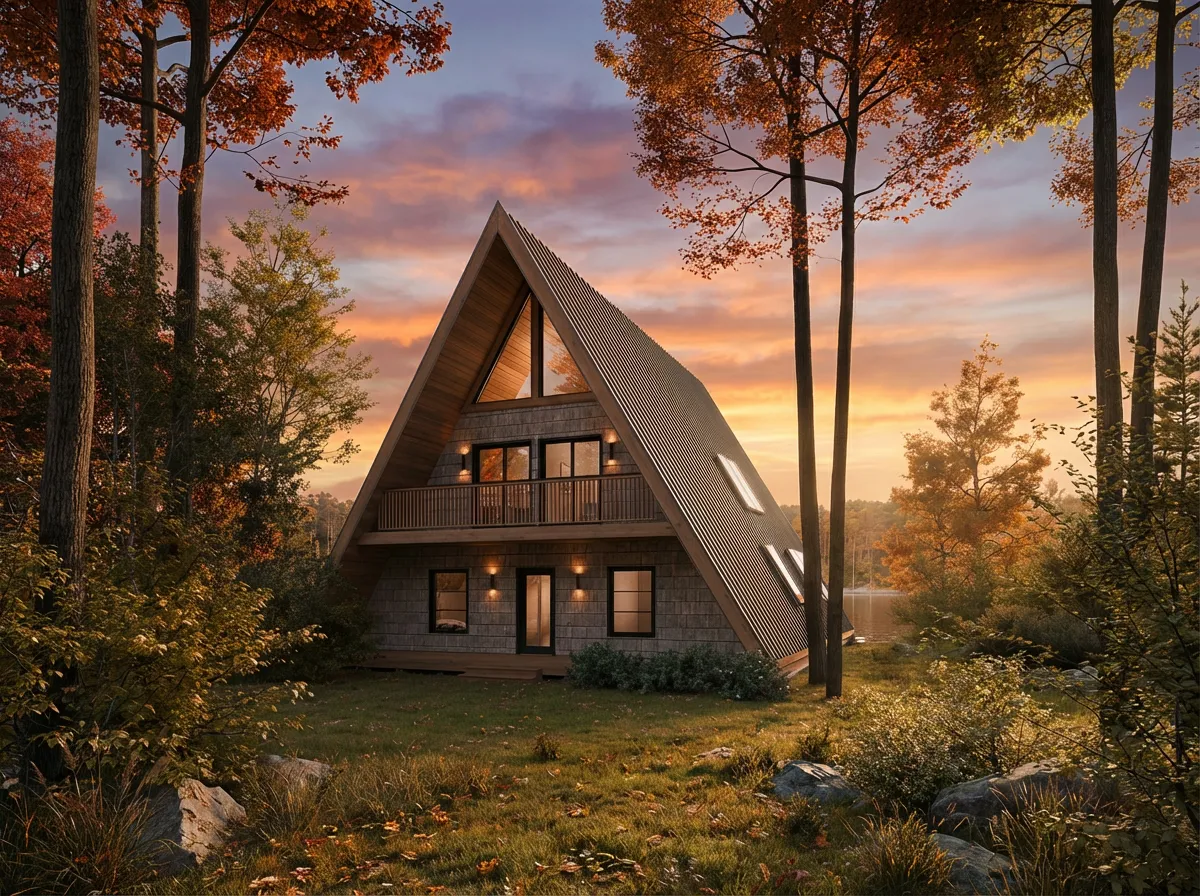 Şehrin gürültüsünden uzakta, ormanlık alanda izole edilmiş yaşam sunan tiny house.