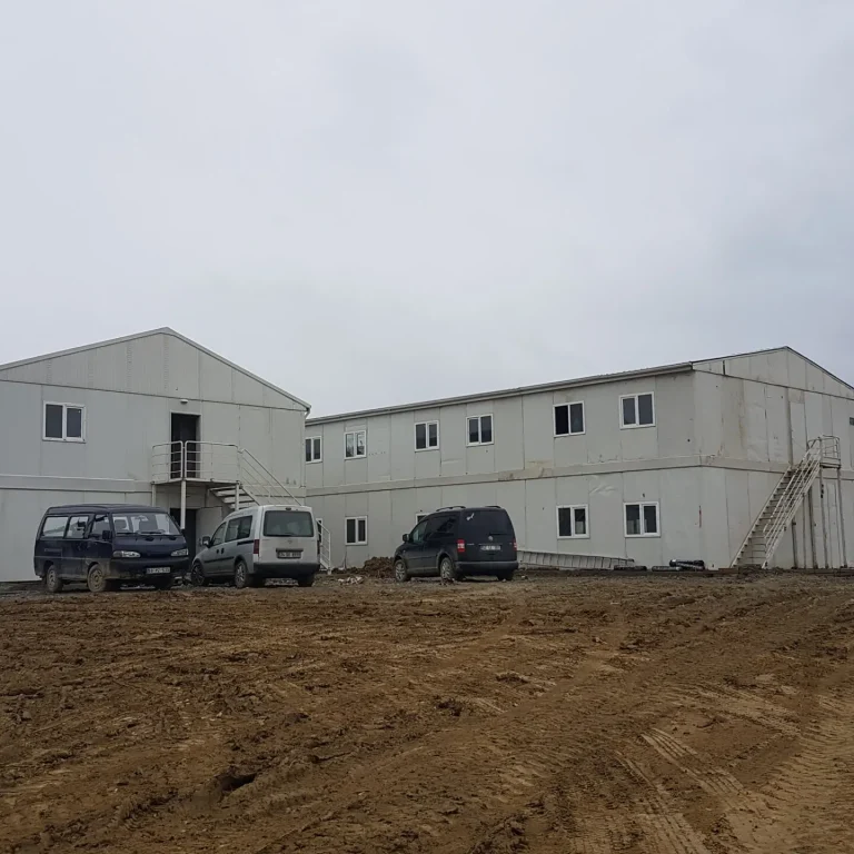 prefabrik ofis ve yemekhane